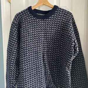 Men’s Vintage LL Bean Birdseye Wool Sweater